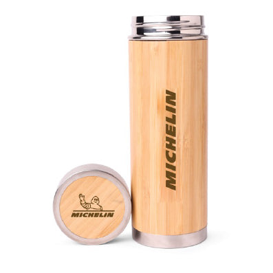 Bamboo Stainless Steel Flask